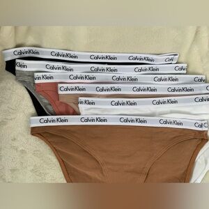 (6) Calvin Klein Women`s Carousel Cotton Bikini Panty